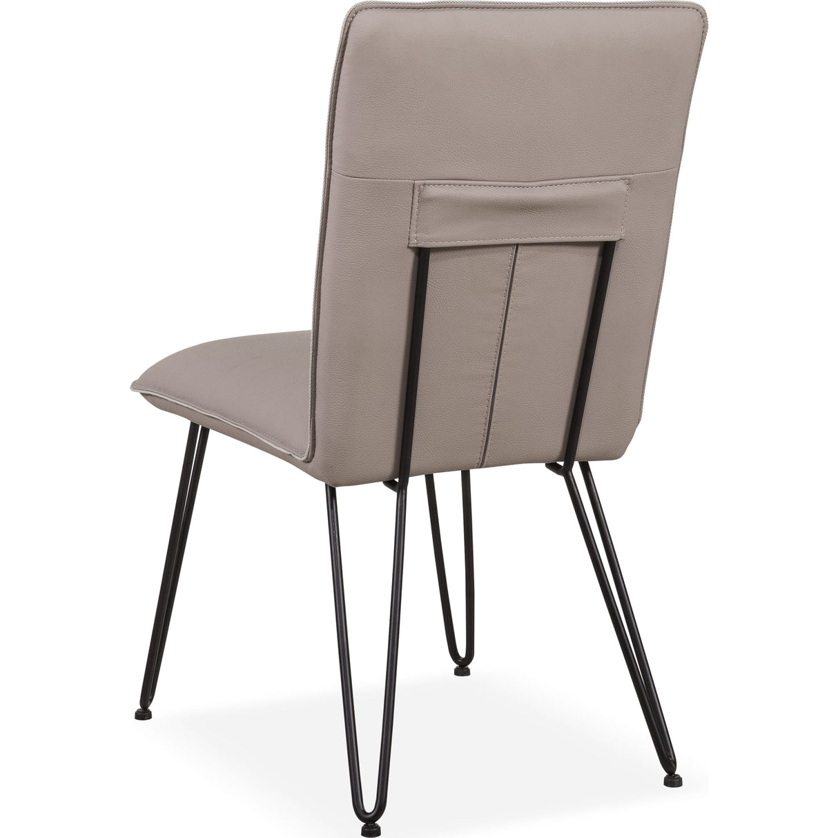 Demi Hairpin Leg Modern Dining Chair in Taupe