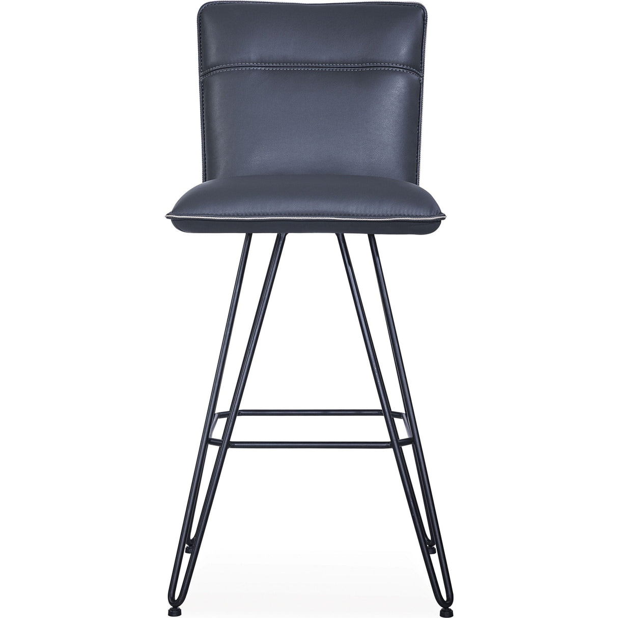 Demi Hairpin Leg Swivel Bar Stool in Cobalt