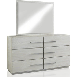 Destination Six Drawer Dresser in Cotton Grey (2024)