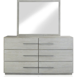 Destination Six Drawer Dresser in Cotton Grey (2024)