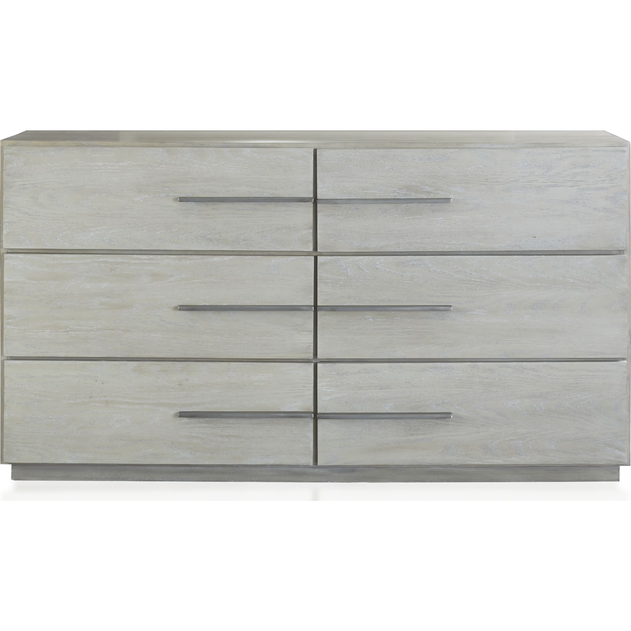 Destination Six Drawer Dresser in Cotton Grey (2024)