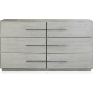 Destination Six Drawer Dresser in Cotton Grey (2024)