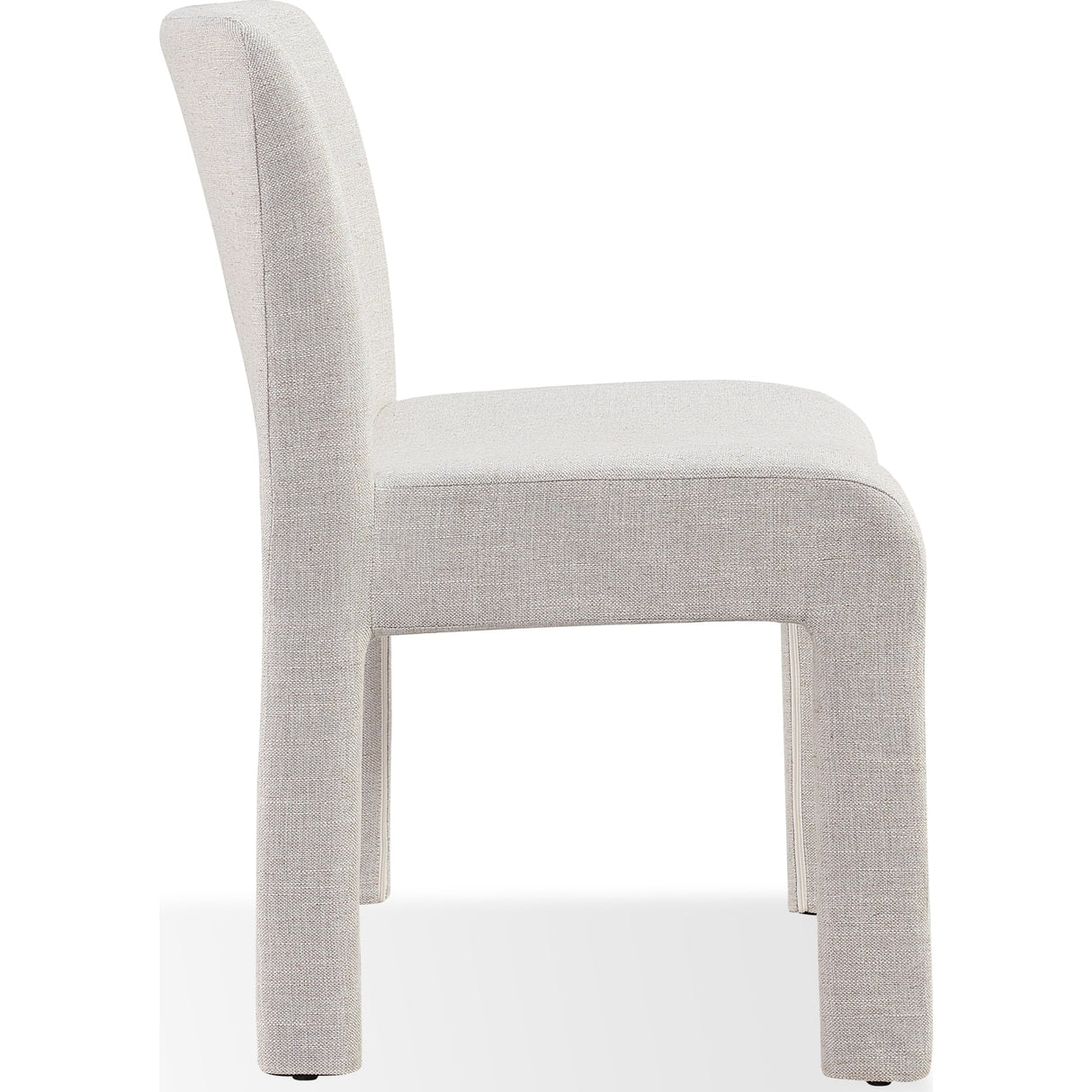 Devon Fully Upholstered Dining Chair in Turtle Dove Linen