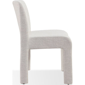 Devon Fully Upholstered Dining Chair in Turtle Dove Linen