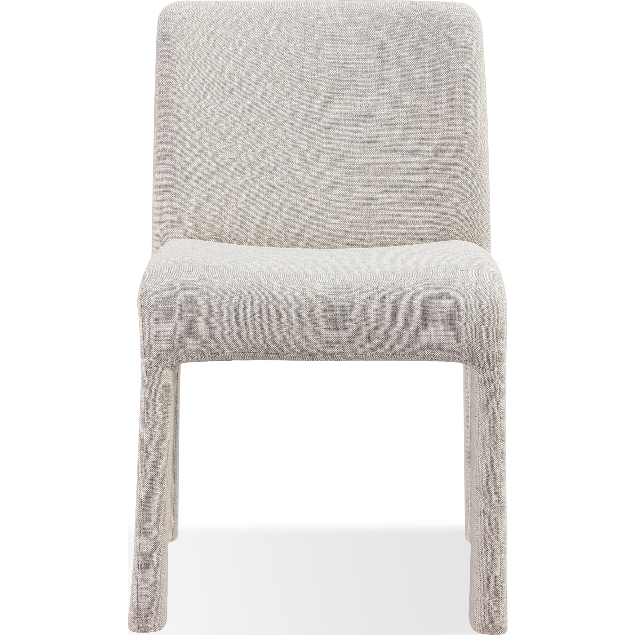 Devon Fully Upholstered Dining Chair in Turtle Dove Linen