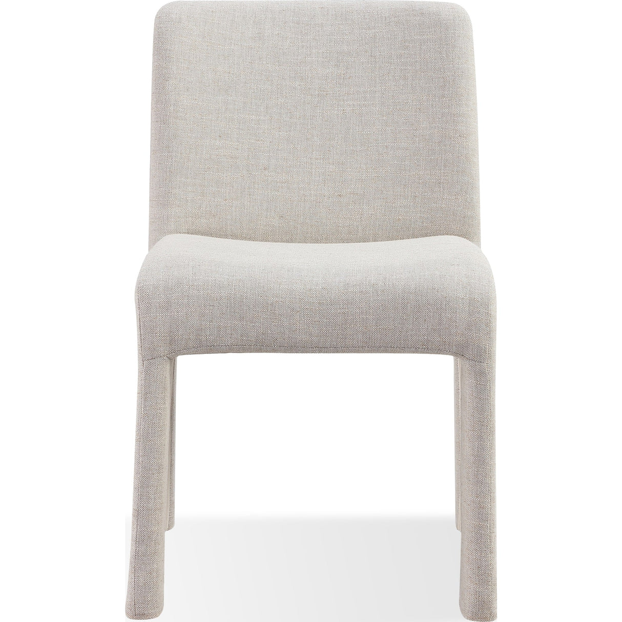 Devon Fully Upholstered Dining Chair in Turtle Dove Linen
