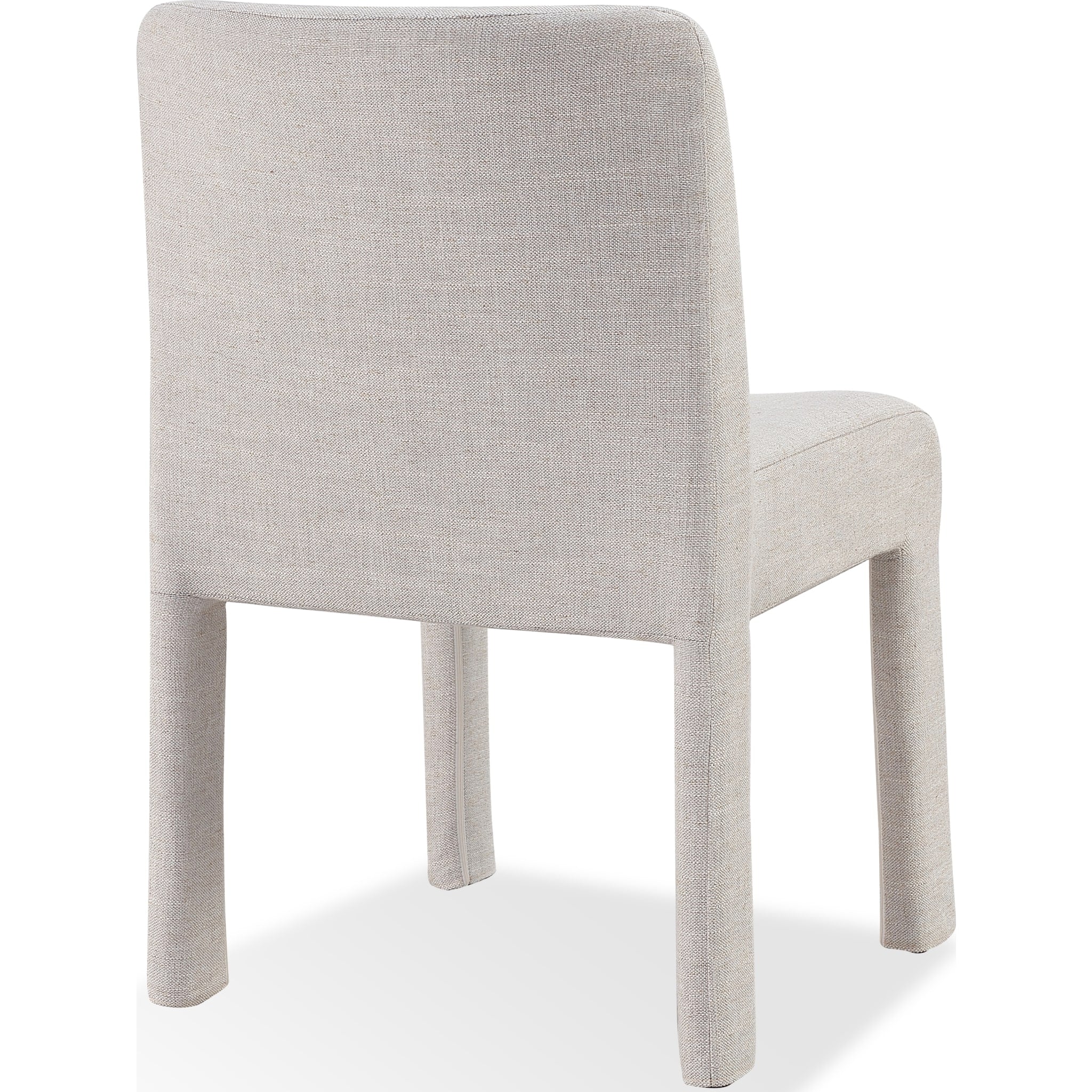 Devon Fully Upholstered Dining Chair in Turtle Dove Linen