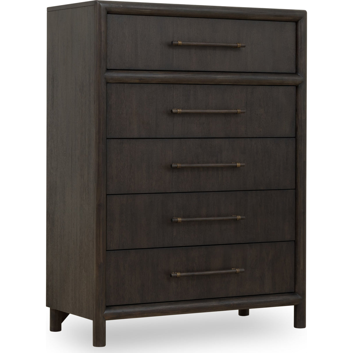 Dorsey Five Drawer Chest in Basalt Grey