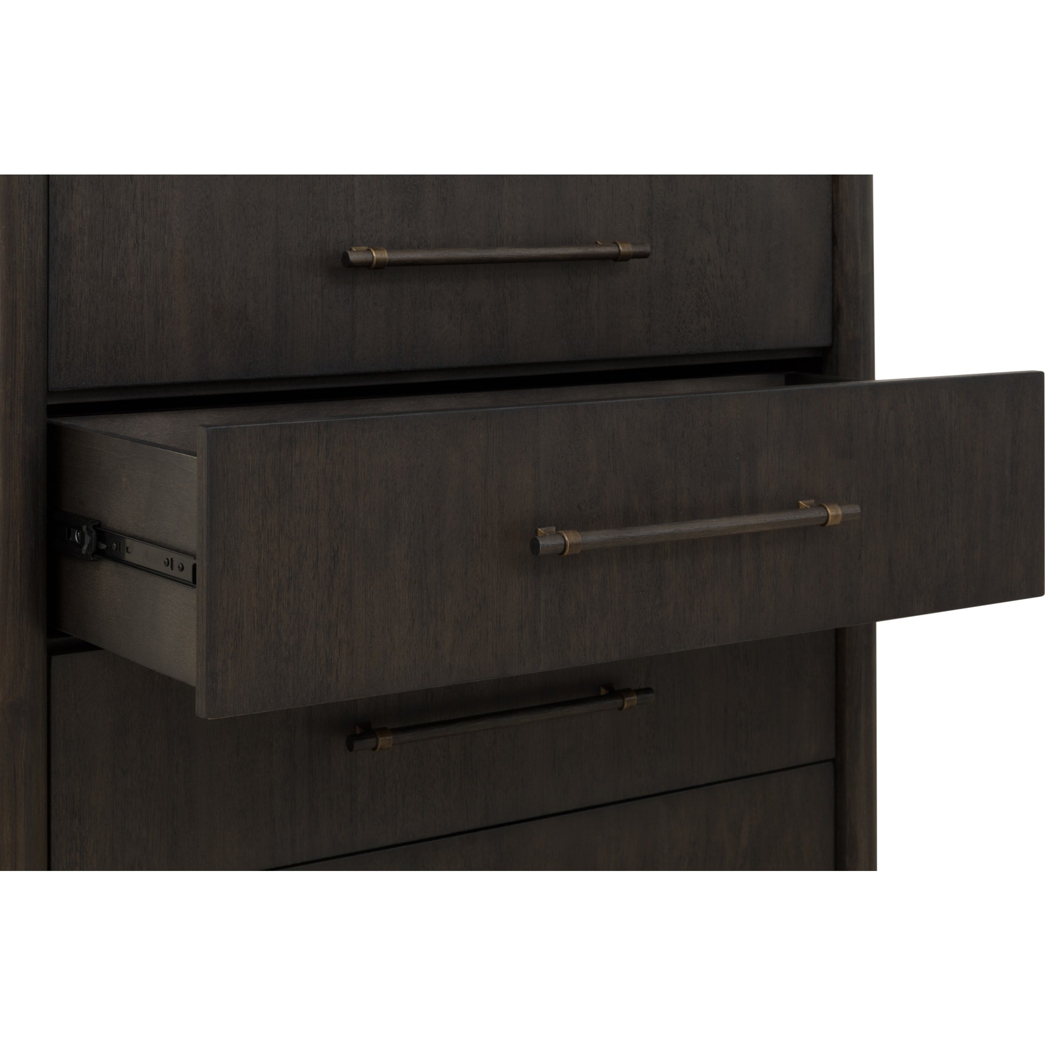 Dorsey Five Drawer Chest in Basalt Grey
