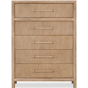 Dorsey Five Drawer Chest in Granola