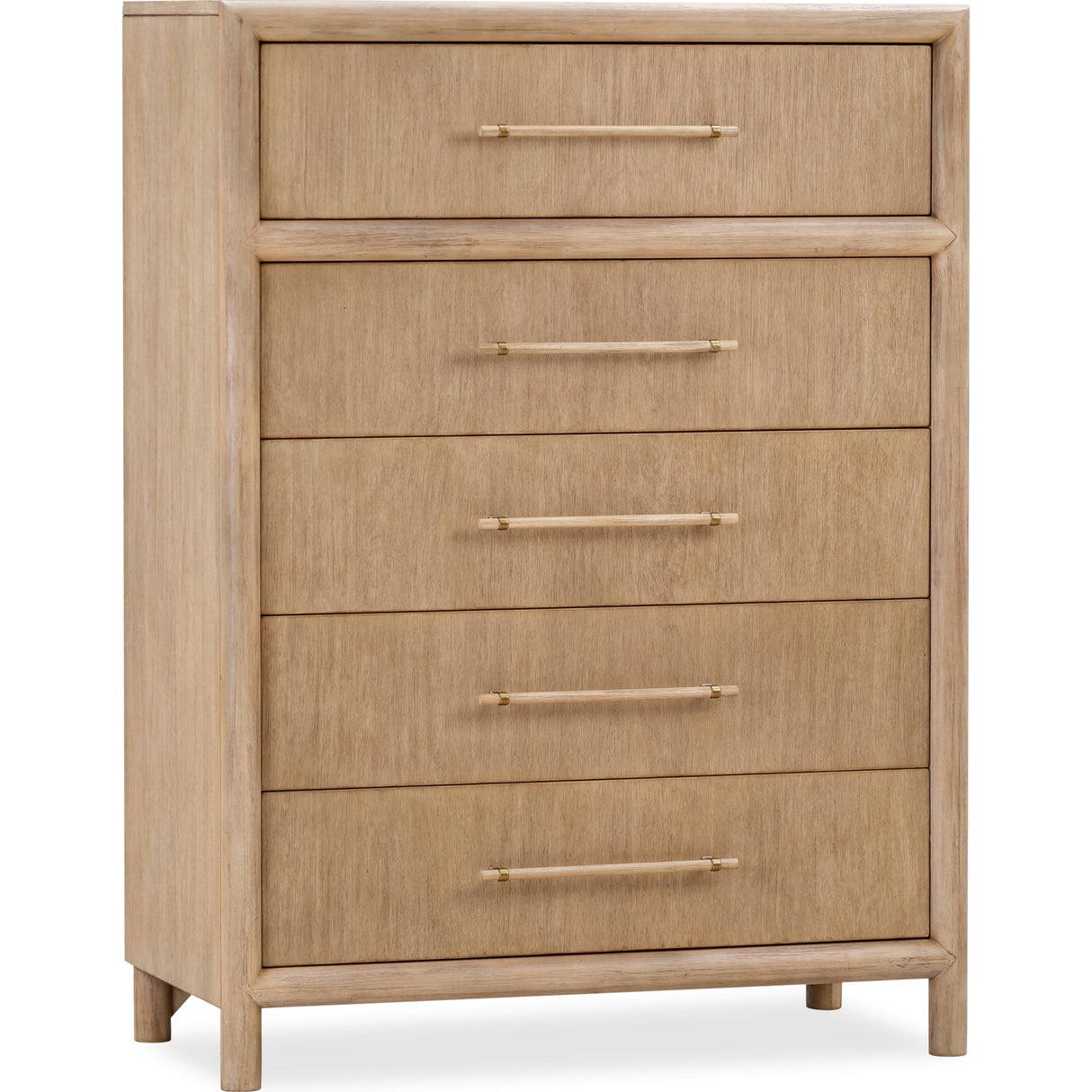 Dorsey Five Drawer Chest in Granola