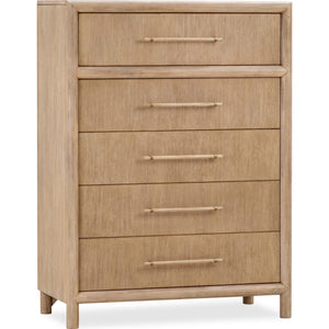 Dorsey Five Drawer Chest in Granola