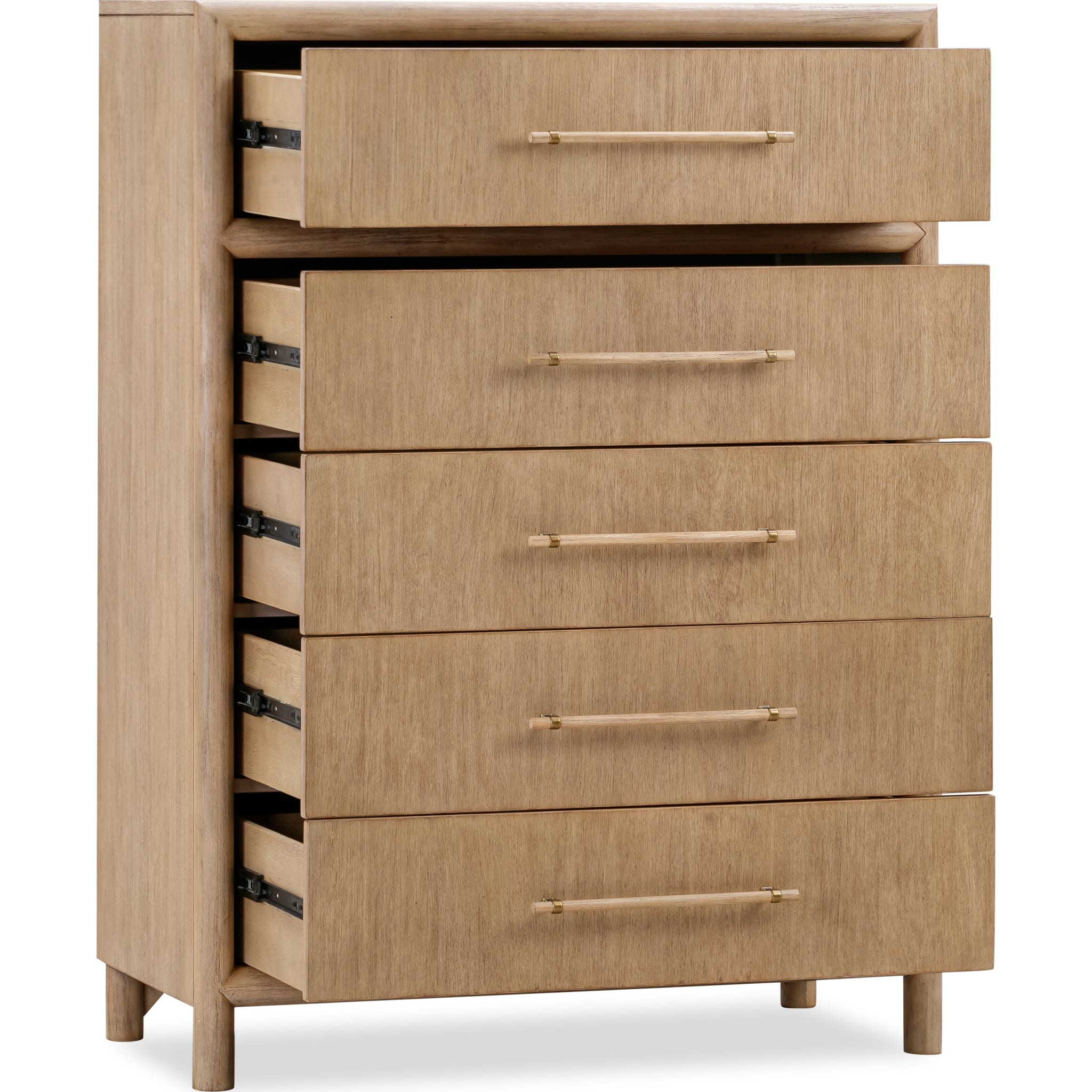 Dorsey Five Drawer Chest in Granola