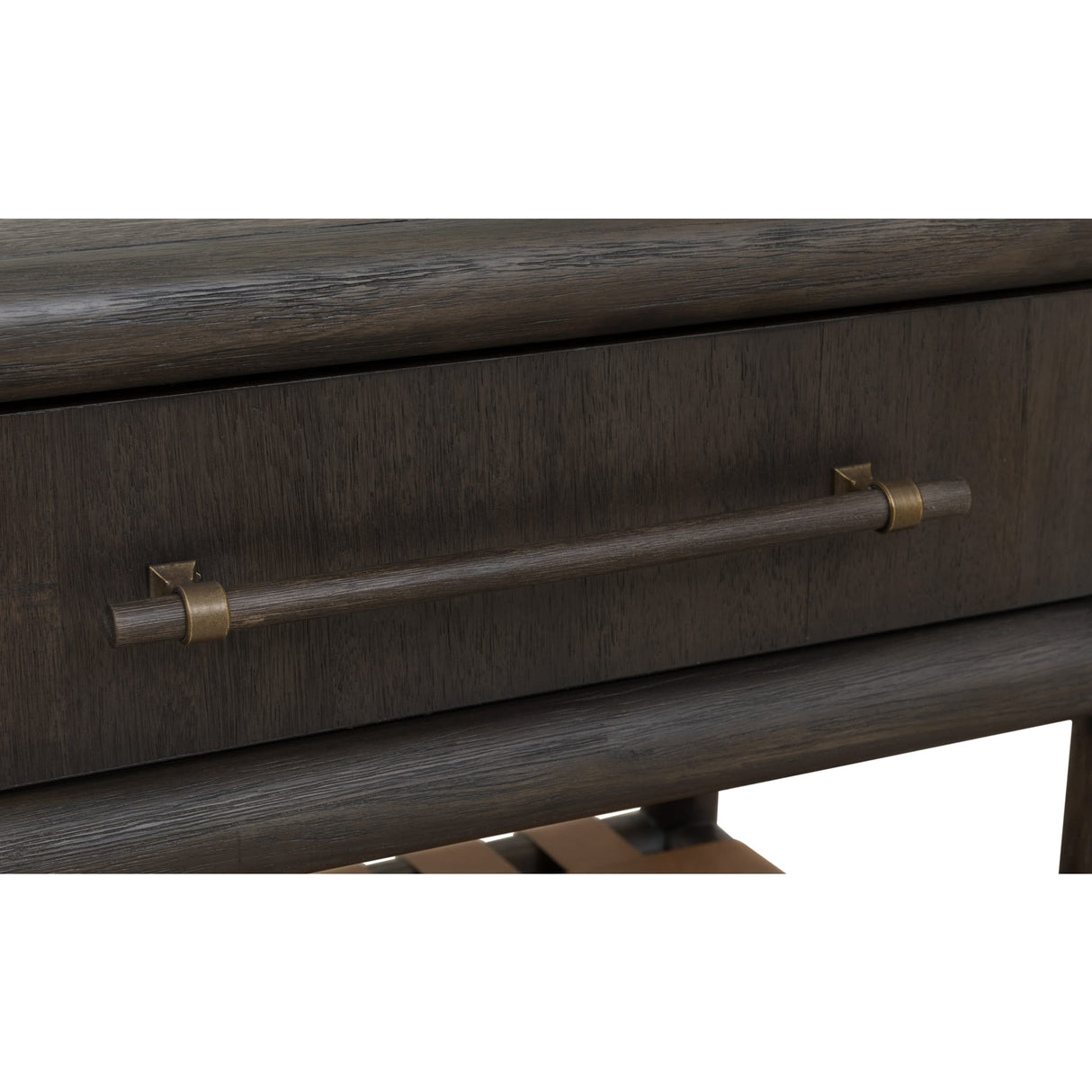 Dorsey One Drawer USB-charging Nightstand in Basalt Grey