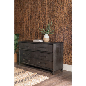 Dorsey Six Drawer Dresser in Basalt Grey