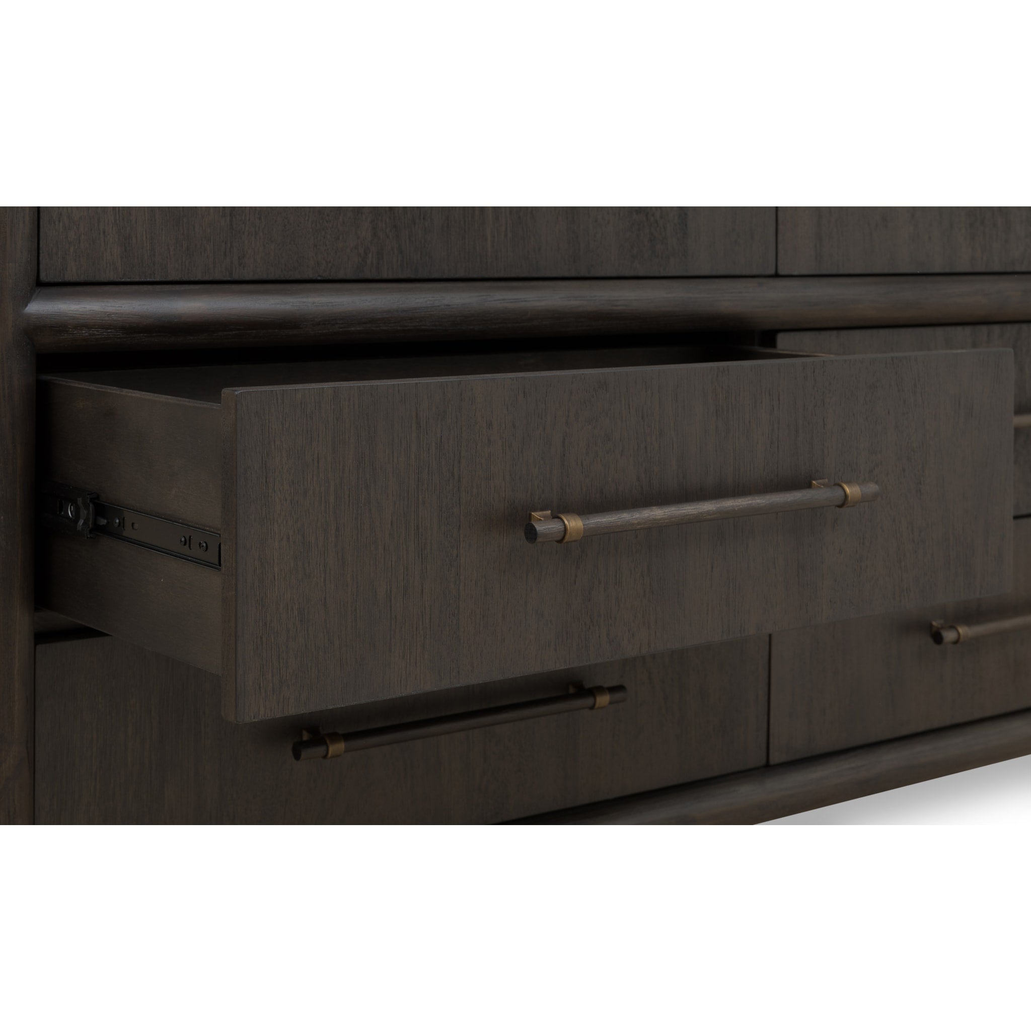 Dorsey Six Drawer Dresser in Basalt Grey