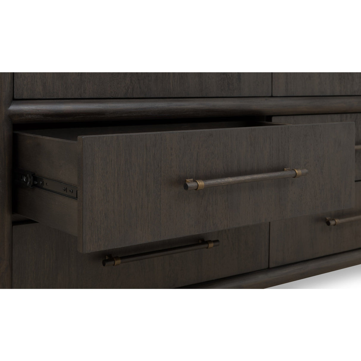 Dorsey Six Drawer Dresser in Basalt Grey