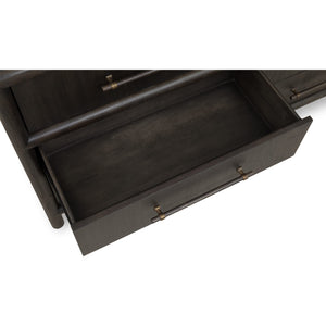 Dorsey Six Drawer Dresser in Basalt Grey