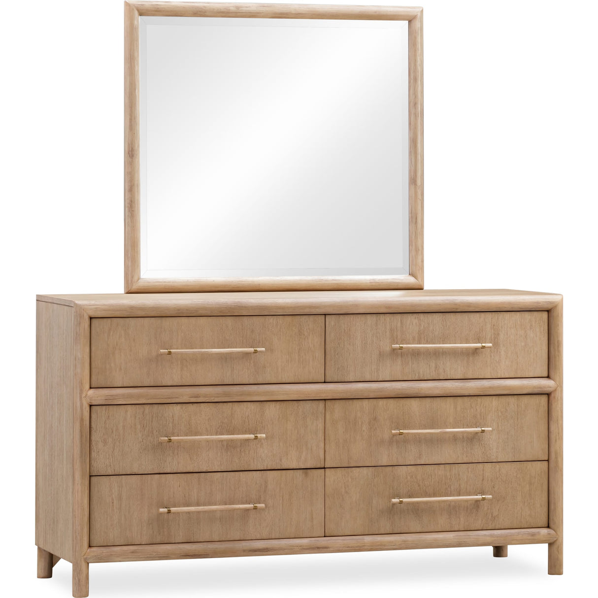 Dorsey Six Drawer Dresser in Granola