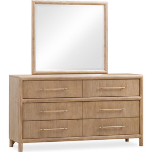Dorsey Six Drawer Dresser in Granola