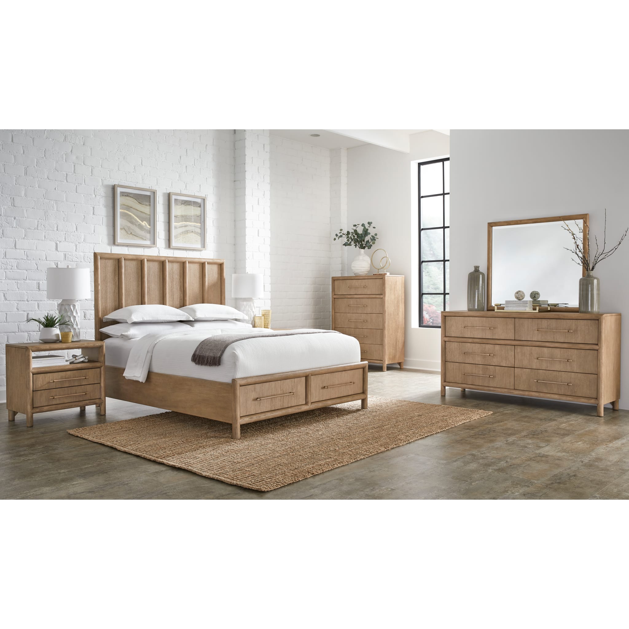 Dorsey Six Drawer Dresser in Granola
