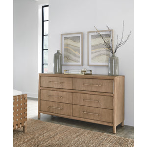 Dorsey Six Drawer Dresser in Granola