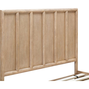 Dorsey Wooden Two Drawer Storage Bed in Granola