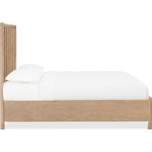 Dorsey Wooden Two Drawer Storage Bed in Granola