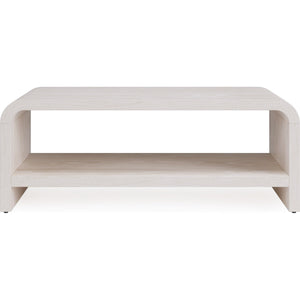 Drake Ash Wood Coffee Table in Sugar