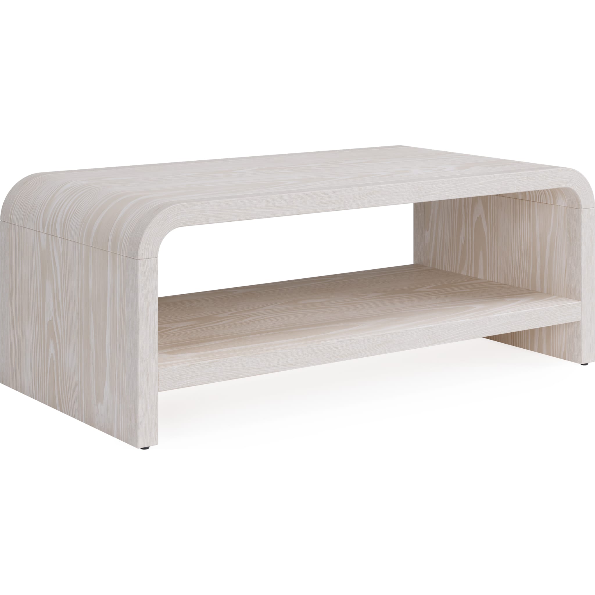 Drake Ash Wood Coffee Table in Sugar