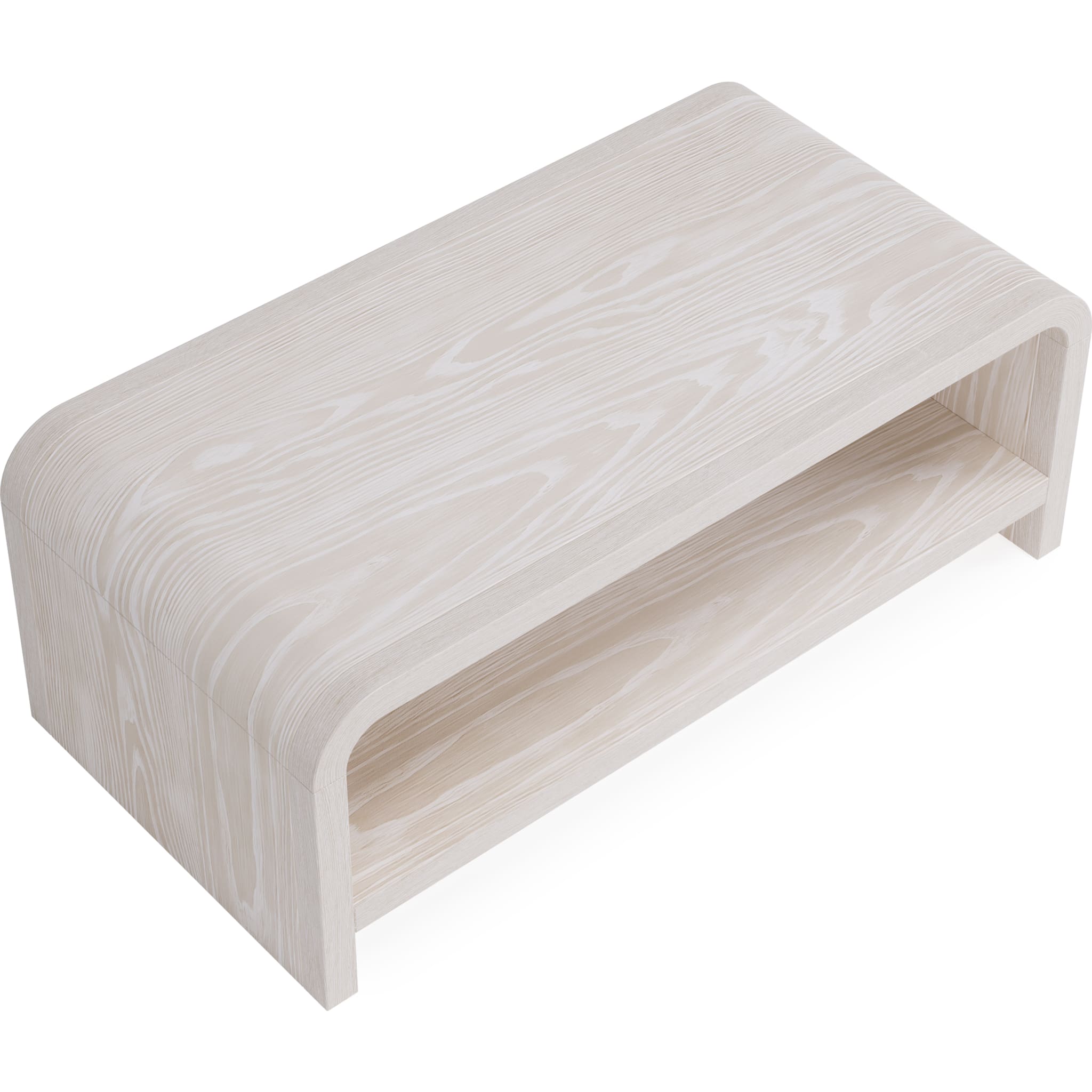 Drake Ash Wood Coffee Table in Sugar