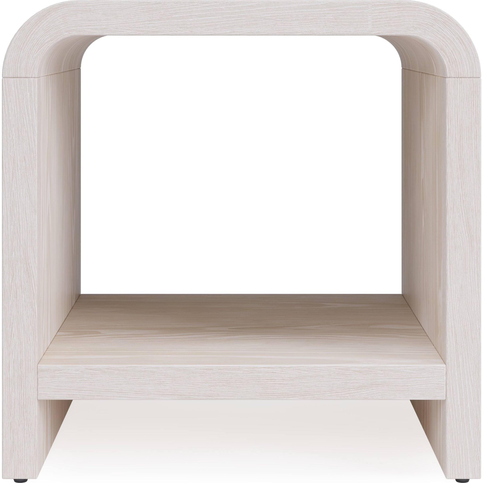 Drake Ash Wood Side Table in Sugar