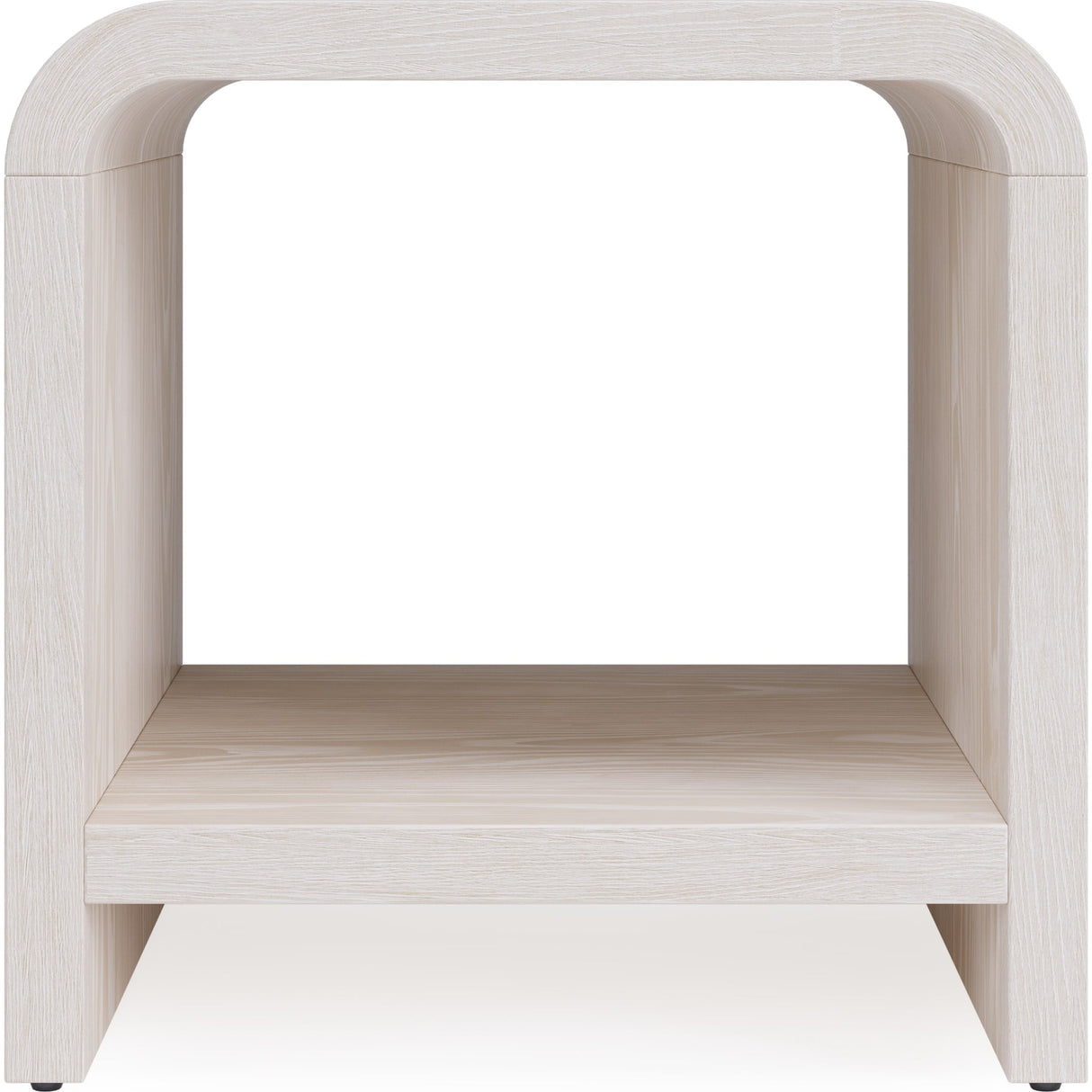 Drake Ash Wood Side Table in Sugar