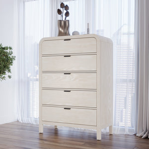 Drake Five Drawer Chest in Sugar