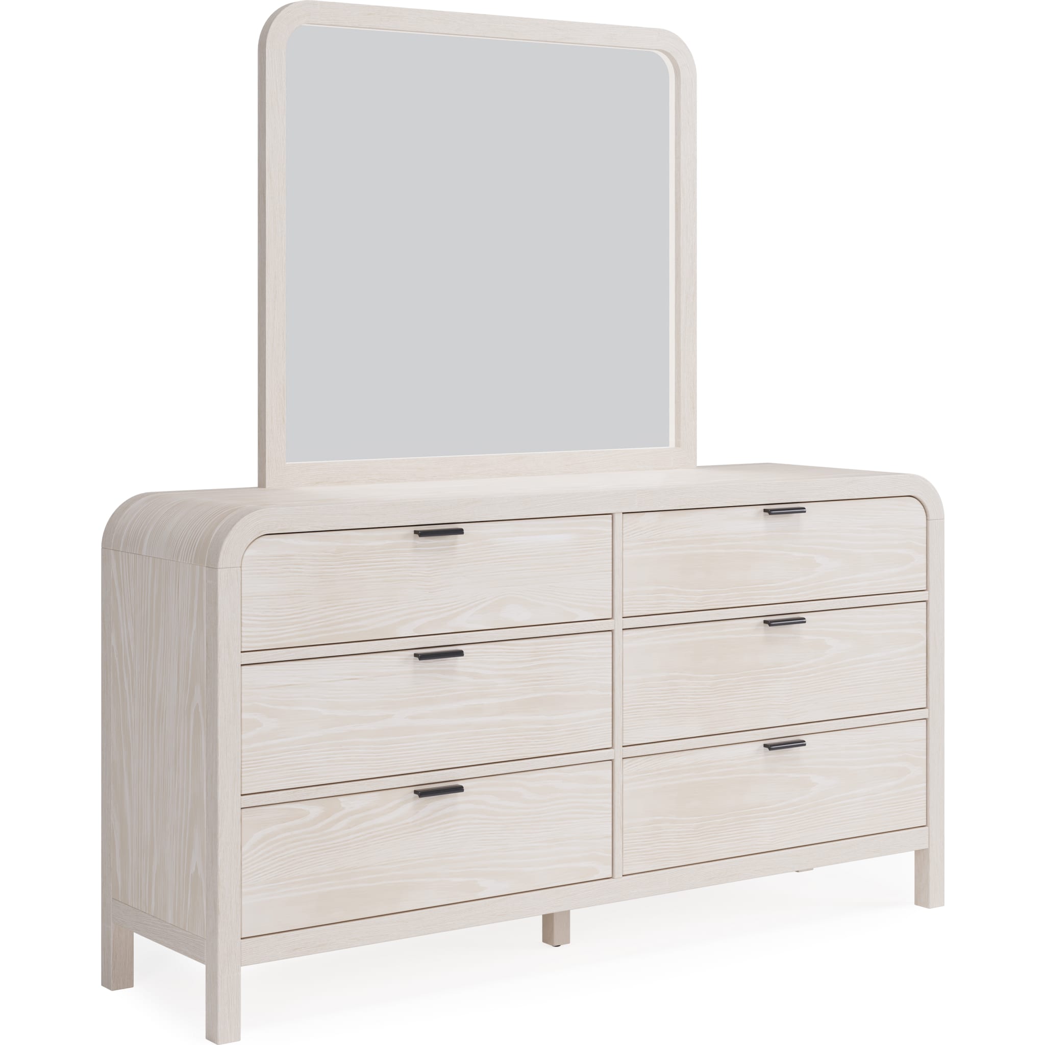 Drake Six Drawer Dresser in Sugar