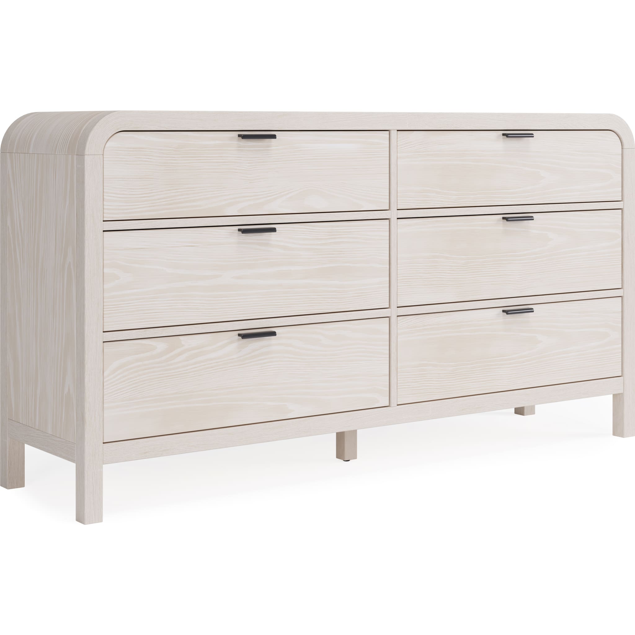 Drake Six Drawer Dresser in Sugar