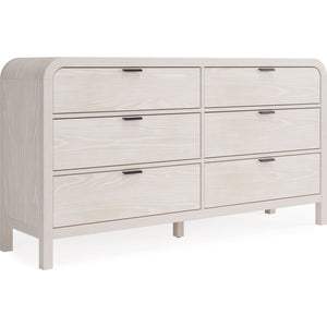 Drake Six Drawer Dresser in Sugar