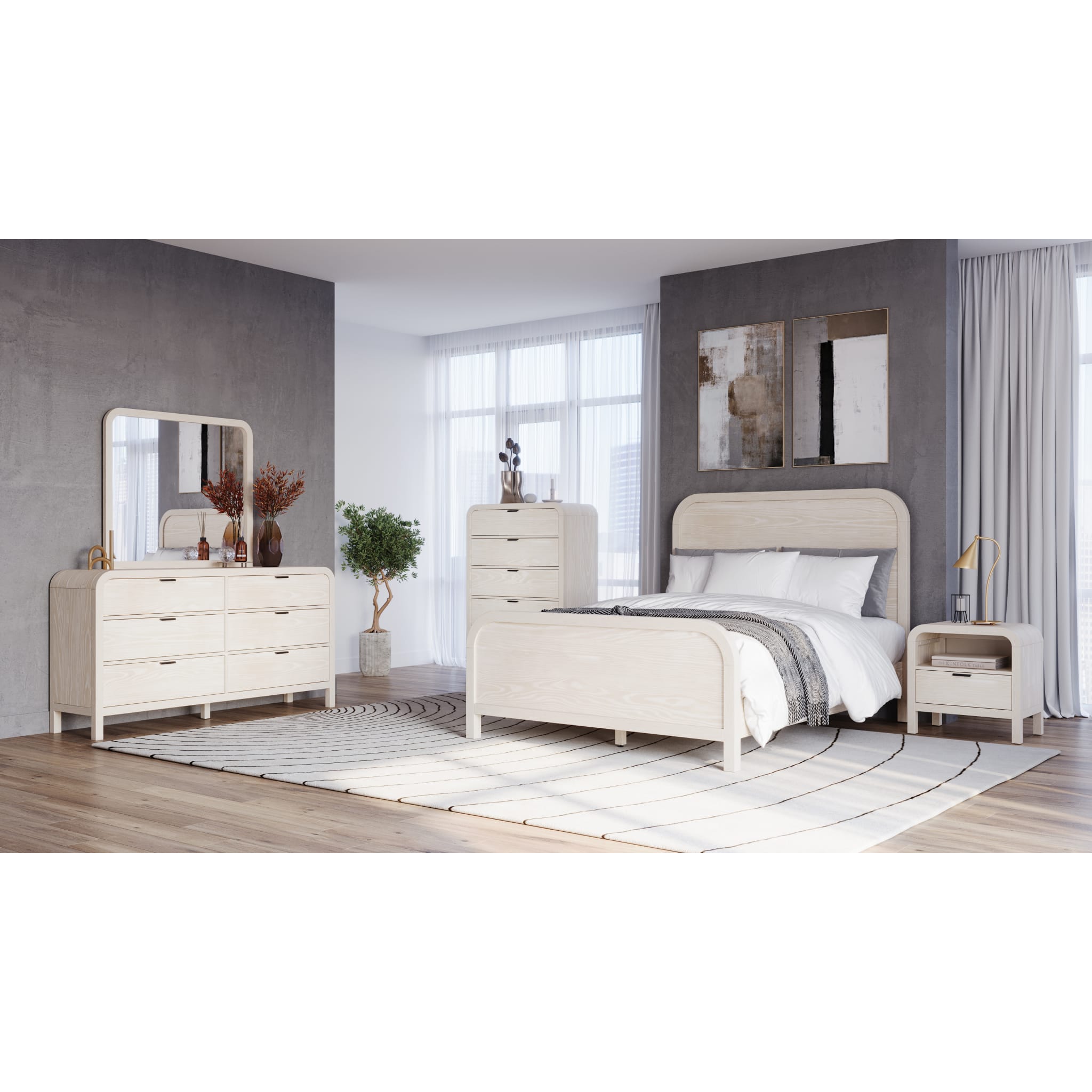 Drake Six Drawer Dresser in Sugar