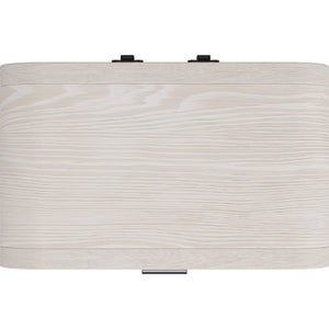 Drake Two Drawer USB-Charging Nightstand in Sugar