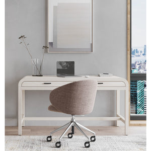 Drake Two Drawer Writing Desk in Sugar