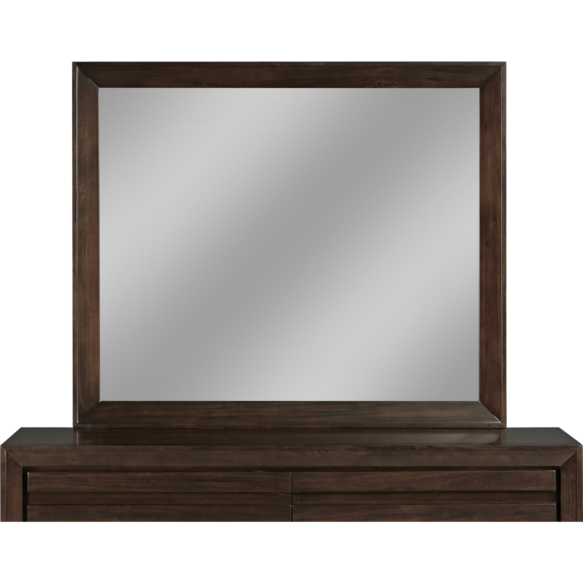 Element Mirror in Chocolate Brown