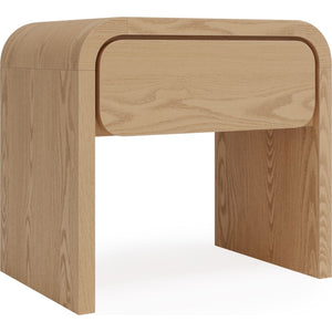Elora 1-Drw Nightstand - Timber