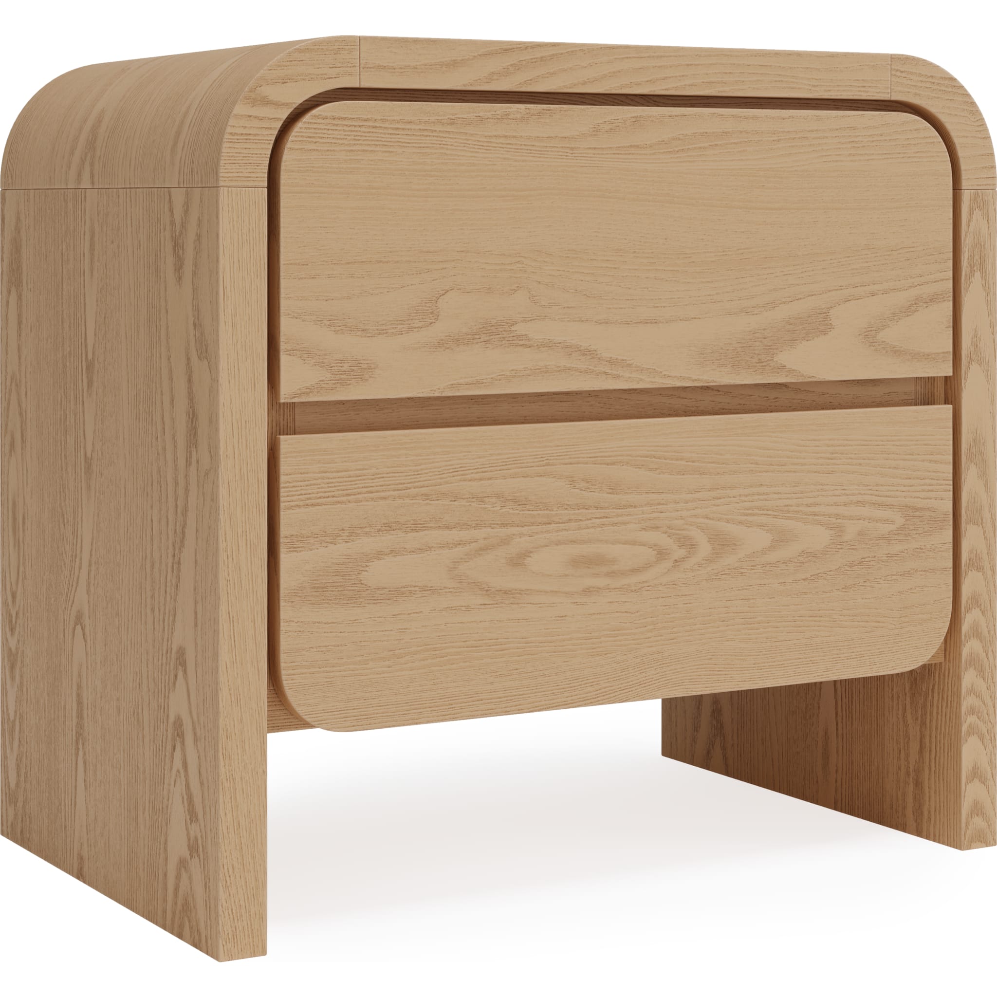 Elora 2-Drw Nightstand - Timber