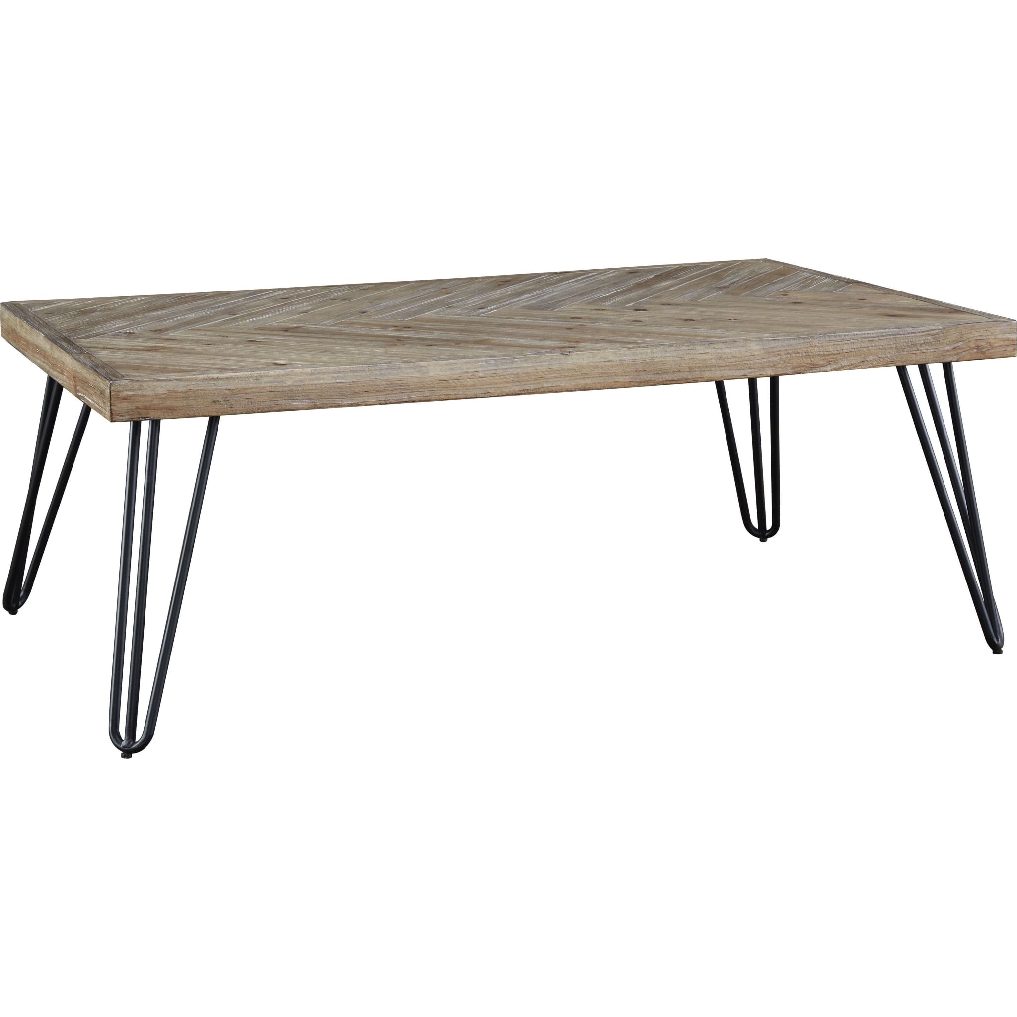 Everson Solid Fir Coffee Table in Sand Dollar
