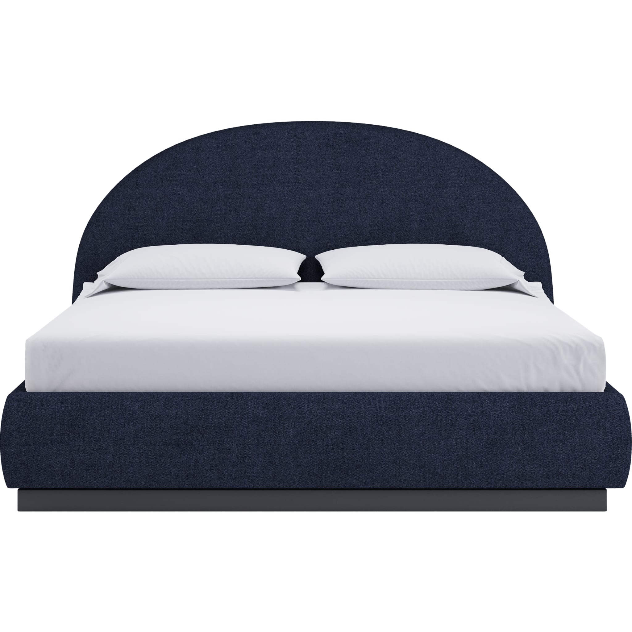 Flex Upholstered Bed in Blue Jeans Chenille