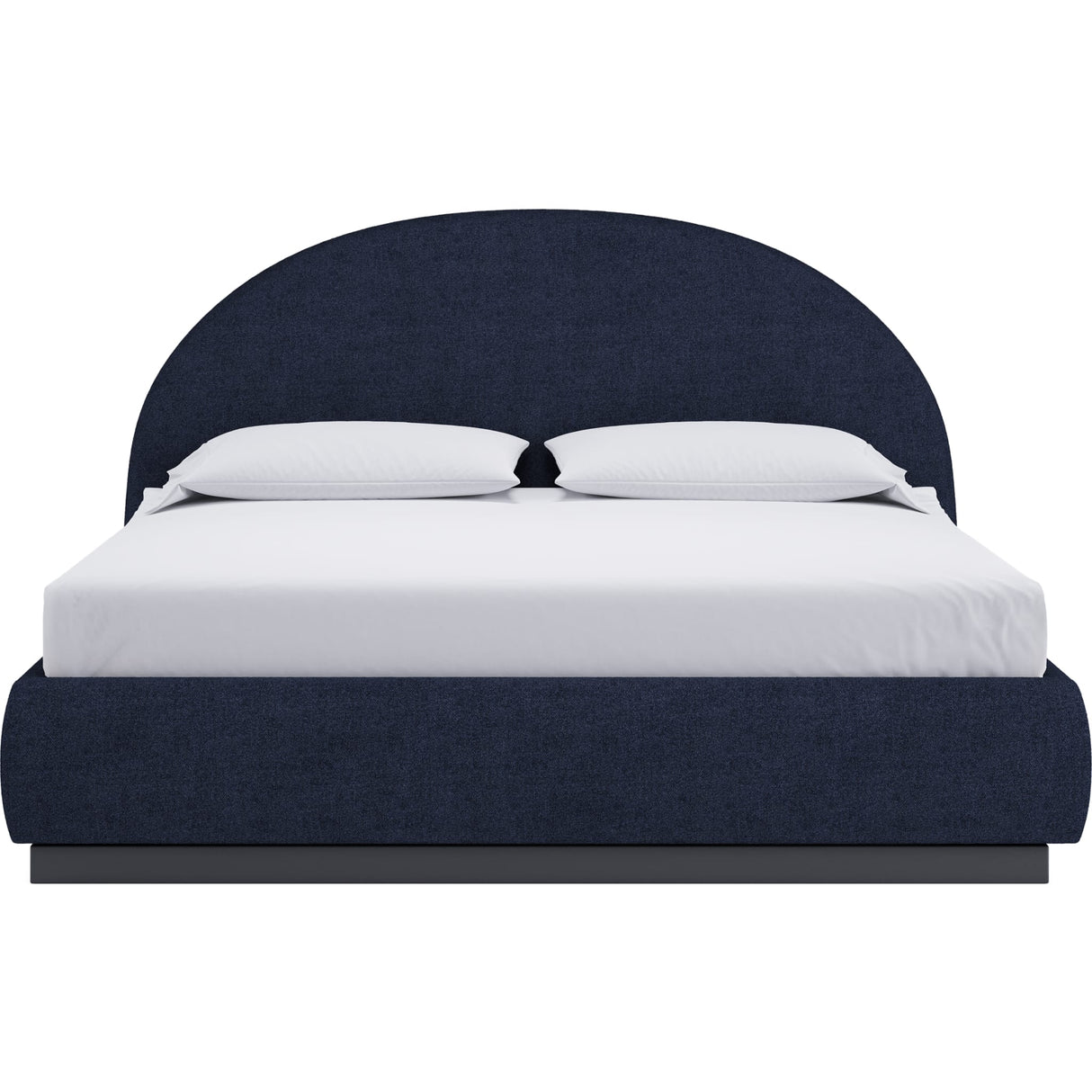 Flex Upholstered Bed in Blue Jeans Chenille