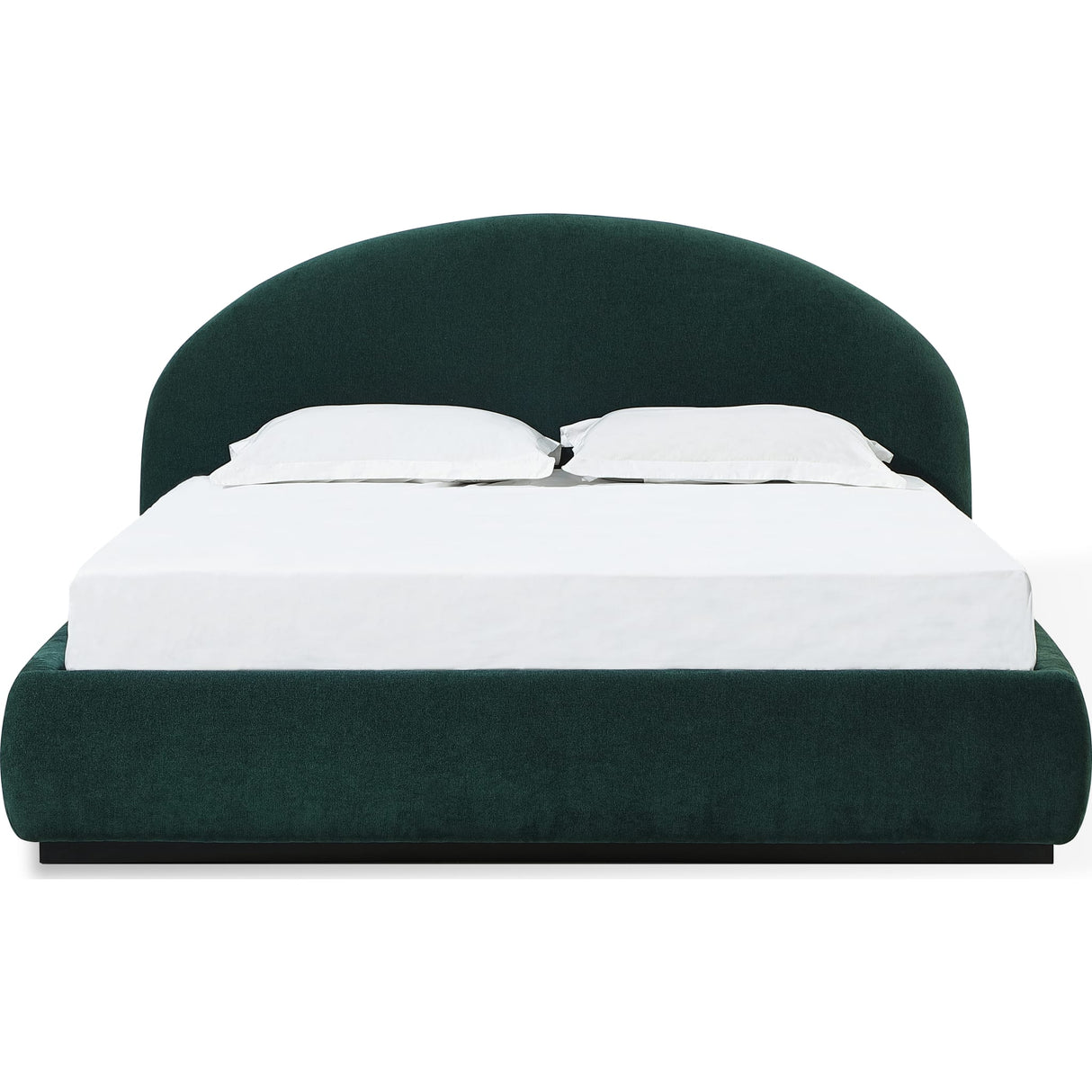 Flex Upholstered Bed in Emerald Chenille