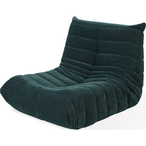 Flex Upholstered Lounge Chair in Emerald Chenille