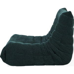 Flex Upholstered Lounge Chair in Emerald Chenille