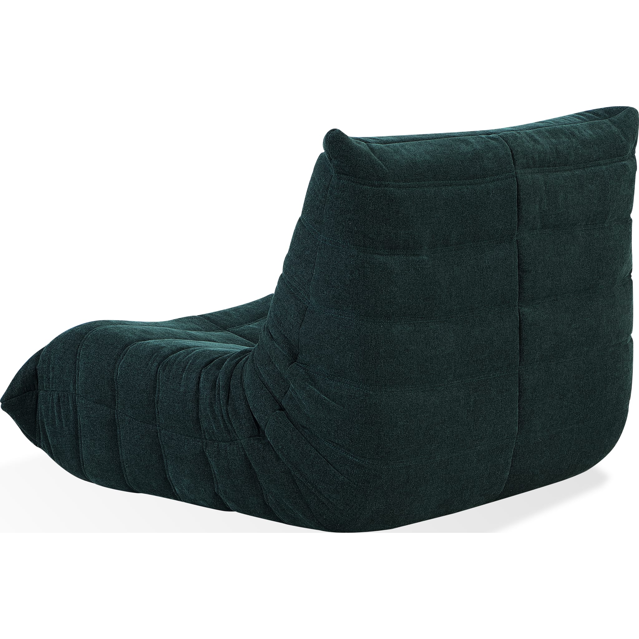 Flex Upholstered Lounge Chair in Emerald Chenille